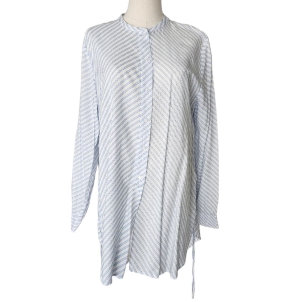 NWOT H&M blue and white striped tunic - Size 8